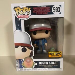 Stranger Things Dustin and Dart Funko NEW